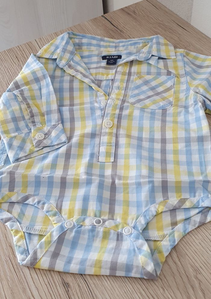 3 mois chemise body garçon 👦