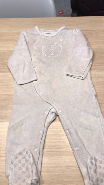 Pyjama velours 18 mois mixte