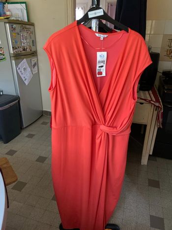 Robe orange taille 50