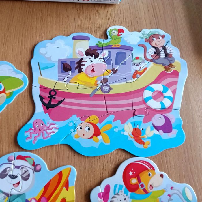 5 puzzles - les véhicules - Joue et apprends - photo numéro 6