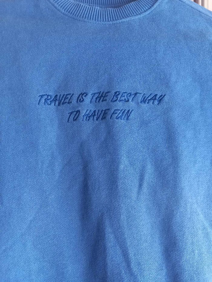 Pull bleu 6/7 ans Zara - photo numéro 4