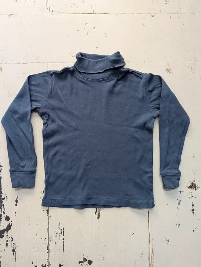 Lot de 3 cols roulés enfant Tex – rouge, gris & bleu marine – taille 4-5 ans - photo numéro 7