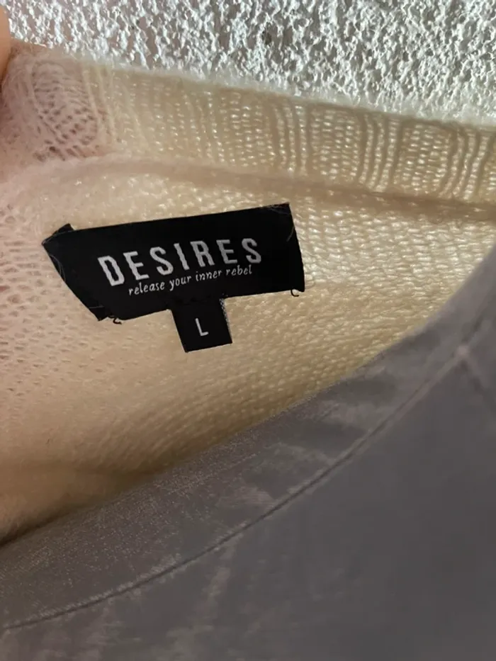 Gilet désiré taille L mohair - photo numéro 5