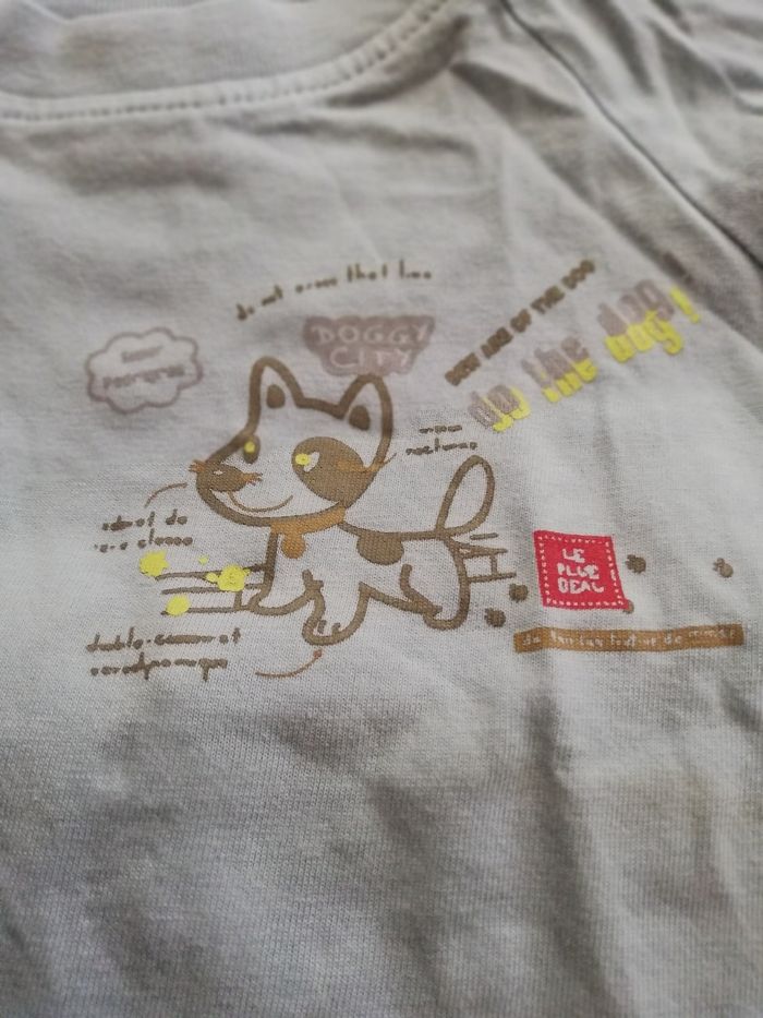 Ensembles tee shirt bleu et jeans garçon 6 mois influx - photo numéro 2