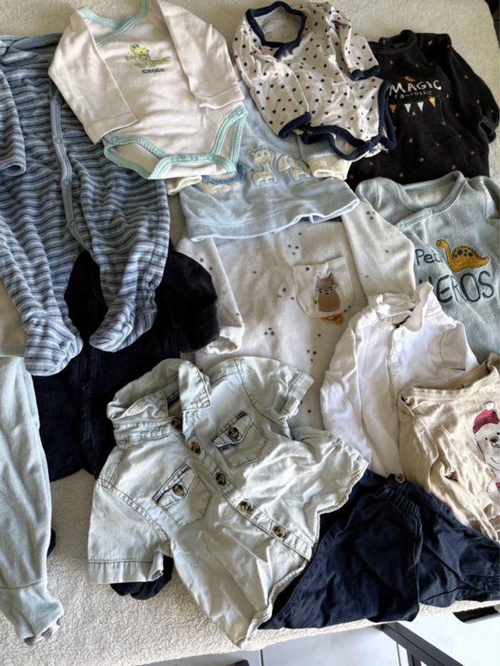 Lot vêtements bébé garçon – Taille 1 mois - photo numéro 4