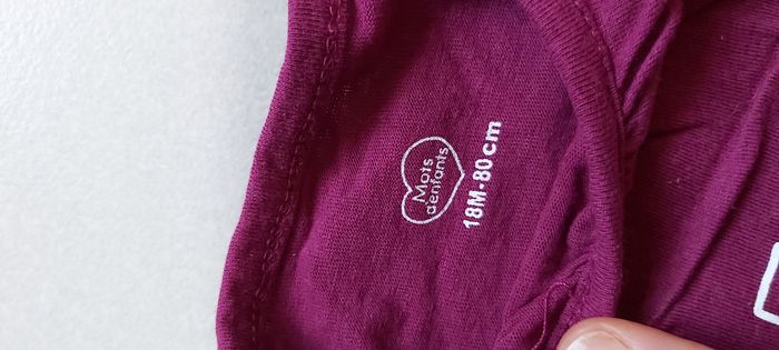 Tshirt manche longue 18 mois 80cm - photo numéro 3