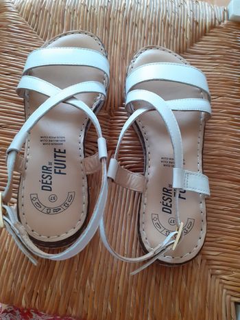 Sandales cuir femme