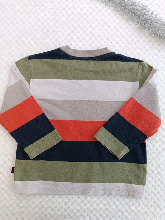 🔸T-shirt manches longues rayé 3A - YCC🔸 - photo numéro 3