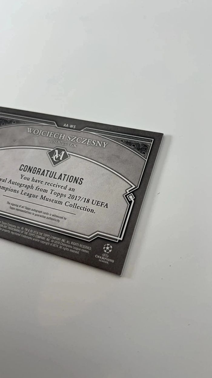 2017-18 collection musée Topps Wojciech Szczesny 25/75 - photo numéro 9