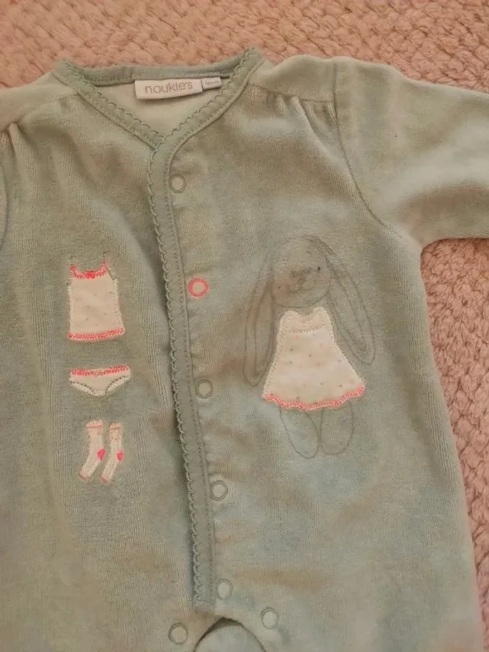 Pyjama Noukies 1 mois 56 cm - photo numéro 2
