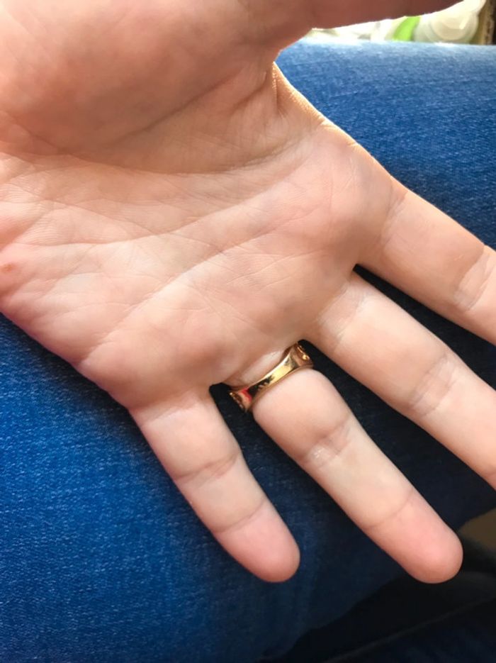 bague tigre doree taille 51 - photo numéro 2