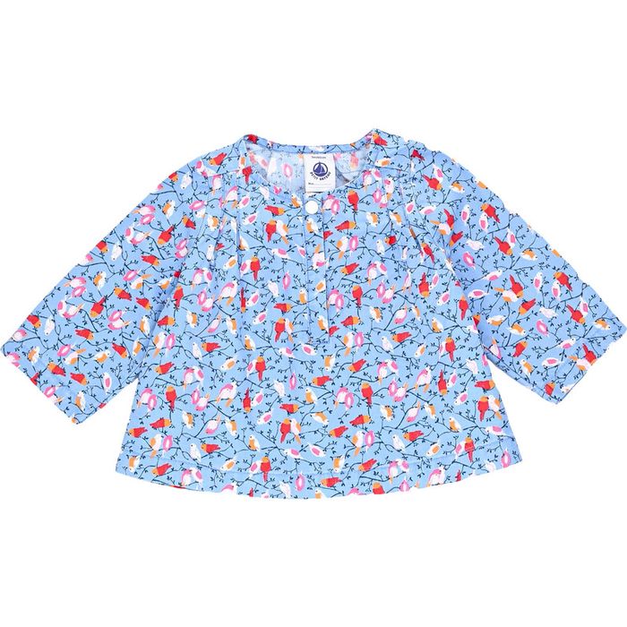 Blouse à manches longues 3 mois Petit Bateau