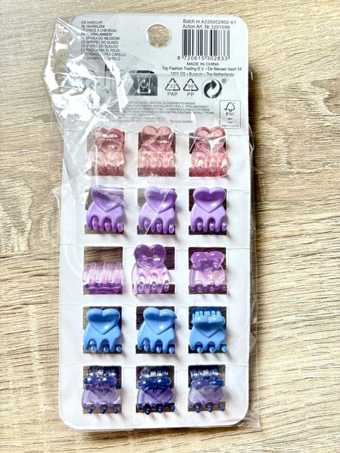 Petites pinces à cheveux colorés enfant - photo numéro 2