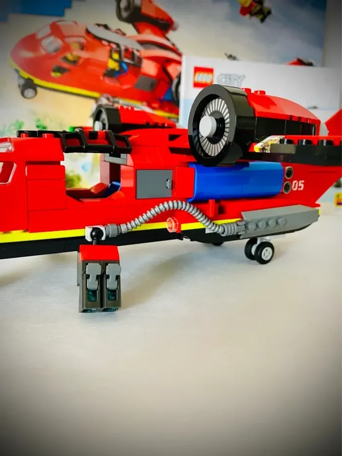 LEGO City 60413 - L’Avion de Sauvetage Des Pompiers - Complet avec Boîte et Notice - photo numéro 6