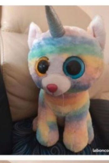 Chat licorne 🦄 35 cm