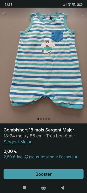 Combishort Sergent Major 