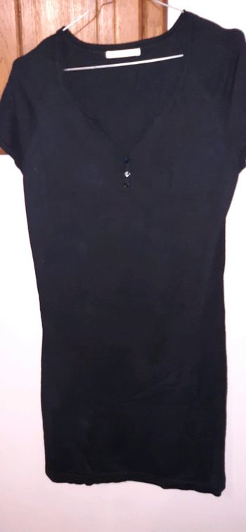 Robe laine Camaïeu noire taille 3