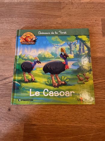 Livre Altaya Le monde des animaux Sauvages Animaux de la forêt Le casoar