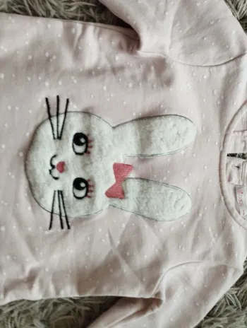 Sweat léger 4 ans rose pâle