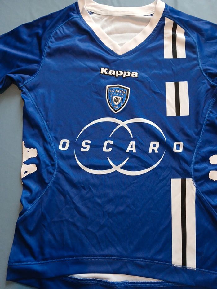 Maillot foot enfant SC Bastia France corse - photo numéro 2