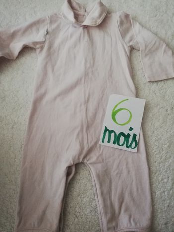 Pyjama sans pied fille rose 6 mois absorba