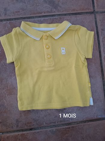 Polo garçon 1 MOIS