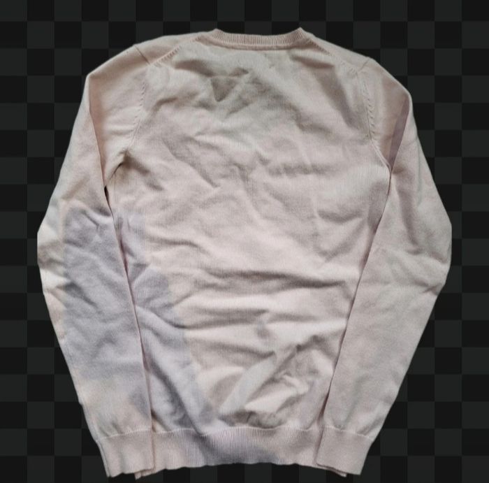 Pull Tommy Hilfiger femme – Col V – Taille XS – Rose saumon - photo numéro 4