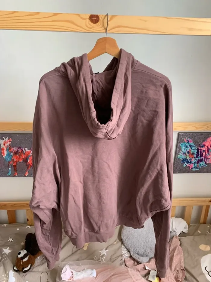 Sweat à capuche bordeaux ? M - photo numéro 2