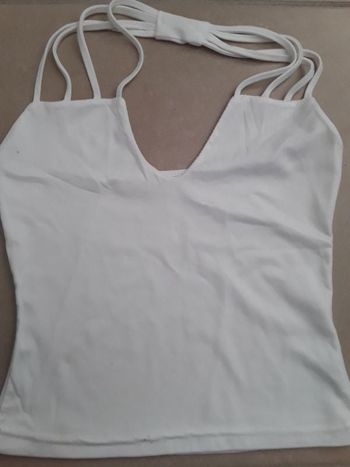 Top blanc dos nu TBE
