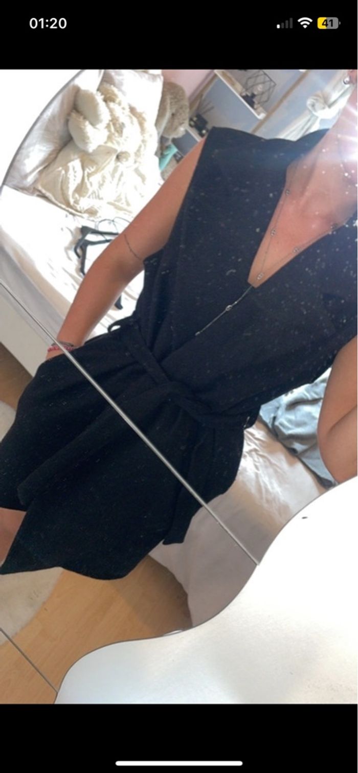 Manteau sans manche Noir - photo numéro 2