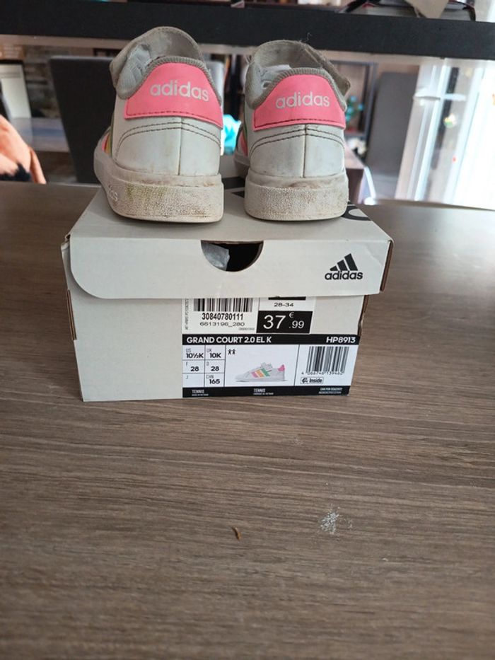 Basket adidas fille en taille 28 - photo numéro 4