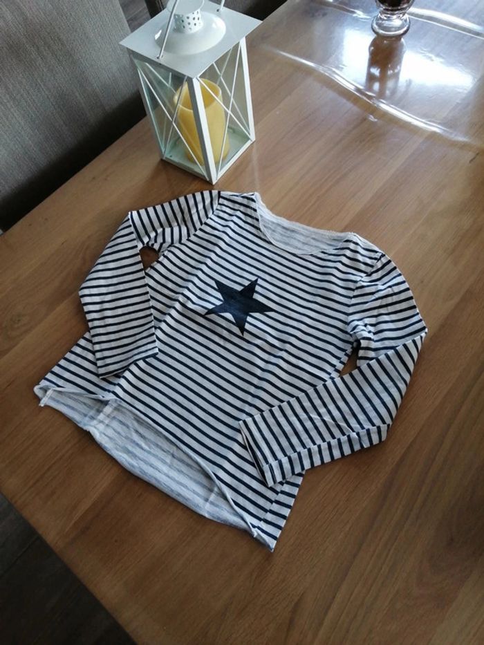 Tee shirt marinière - photo numéro 3