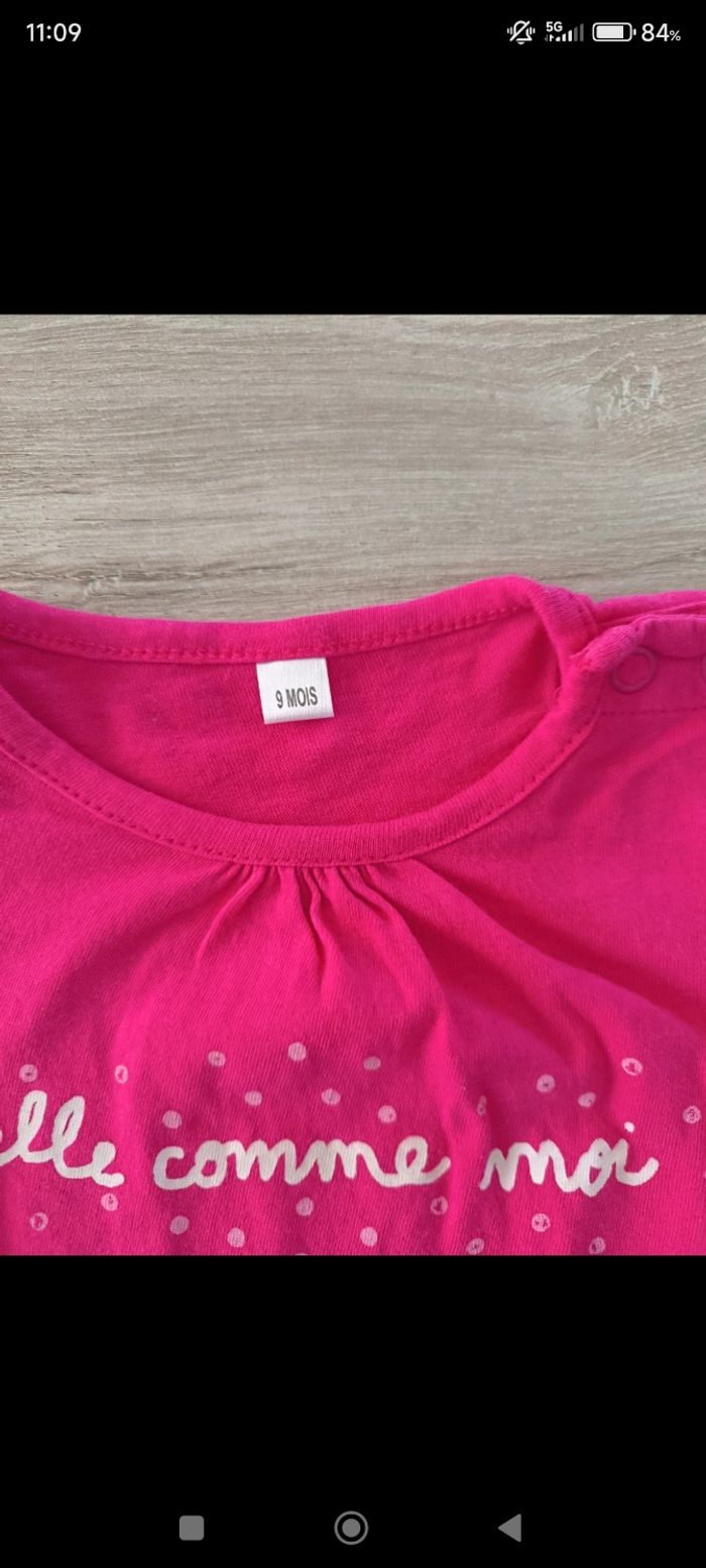 Tee shirt taille 9 mois - photo numéro 3