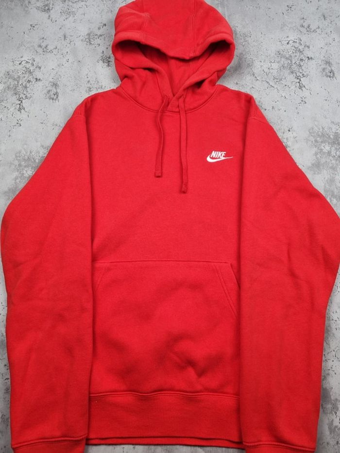 Pull à capuche Nike rouge – Taille S Hommes - photo numéro 3