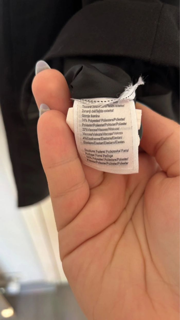 Veste de blazer noir taille 44 en bon état - photo numéro 4