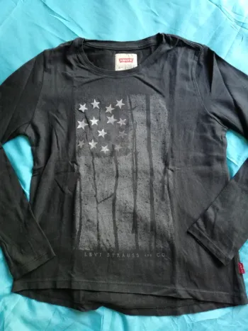 T-shirt manches longues Levi's fille