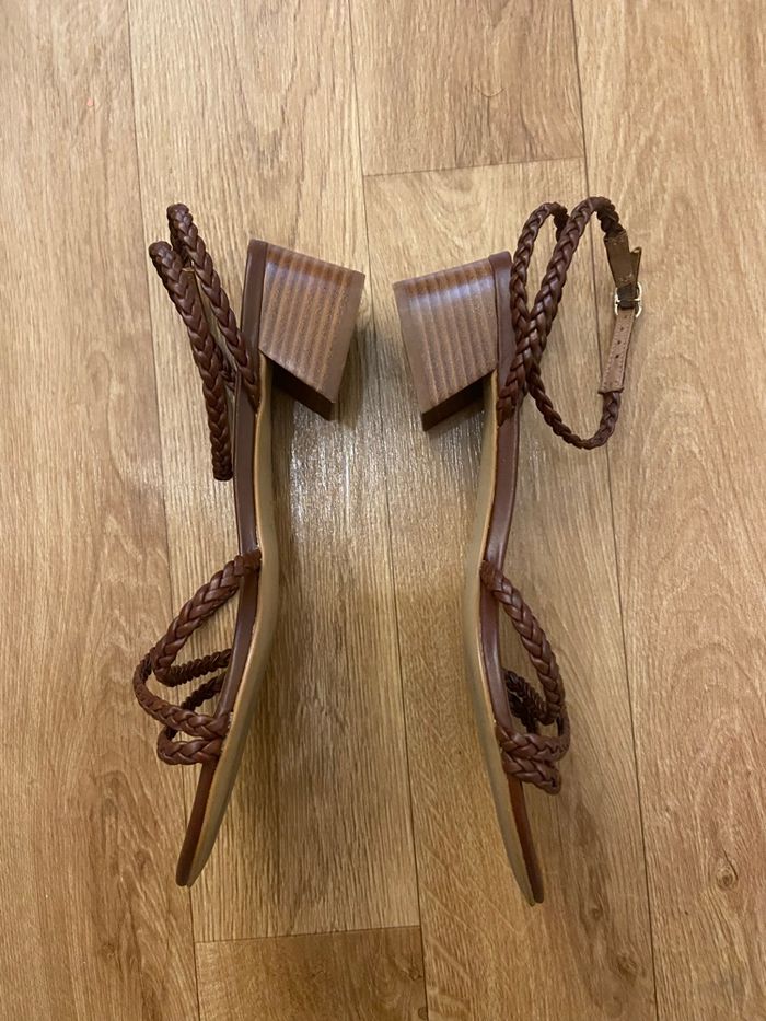 Sandales en cuir femme 38 - photo numéro 2