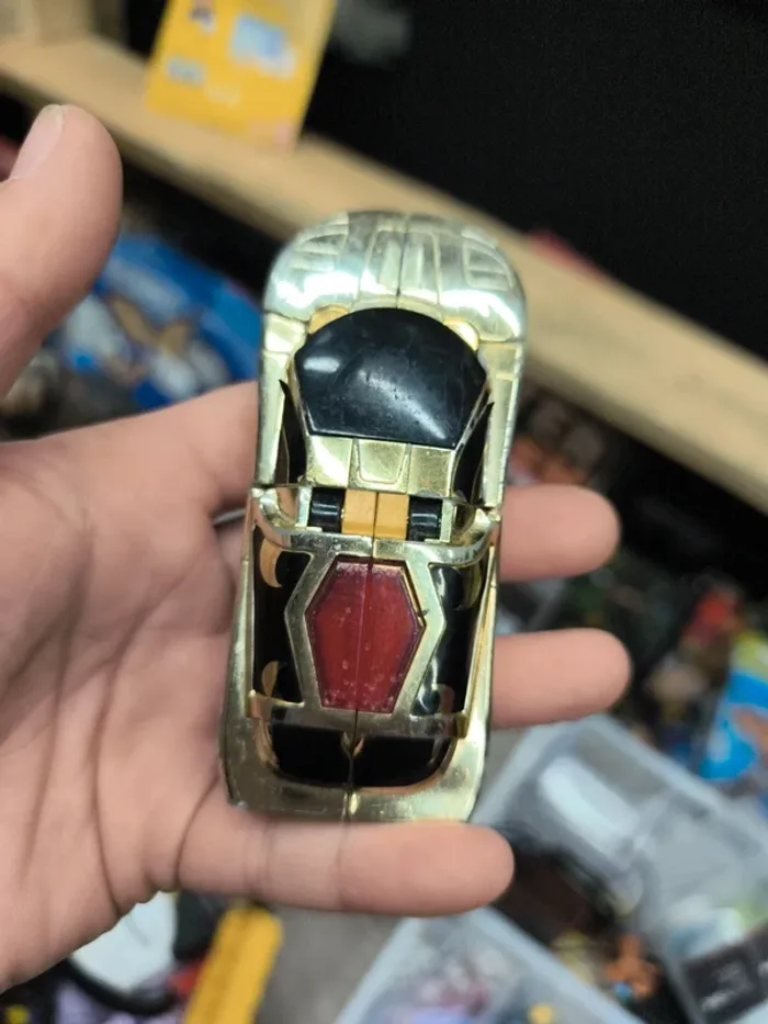 Robot boot Takara 1995 dinosaure rex doré golden or brave goldran nagoya dragon power transformers - photo numéro 3