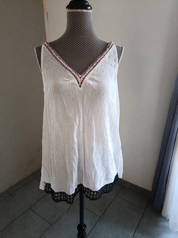 Débardeur blanc Agathe Taille 38
