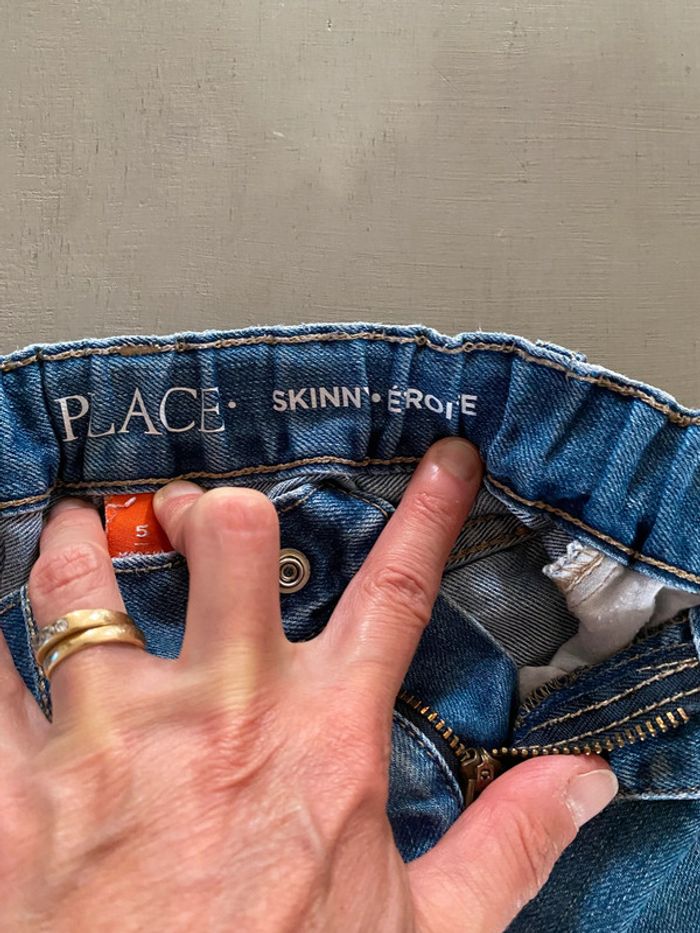 Jeans skinny étroite bleu children place garçon 5 ans - photo numéro 9