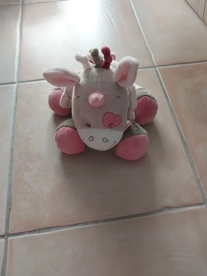 Peluche jade la licorne nattou