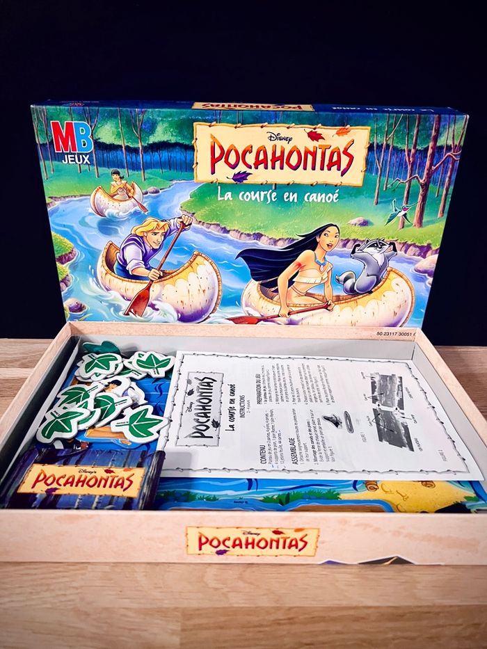 Jeu MB Pocahontas 1995 - La course en canoë – Complet – Très bon état - photo numéro 6