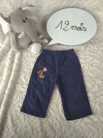 Pantalon Garçon 12 mois Mickey Disney Baby 100% coton