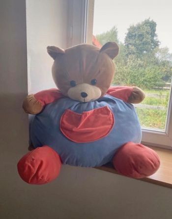 Doudou ours géant xxl ajena vintage