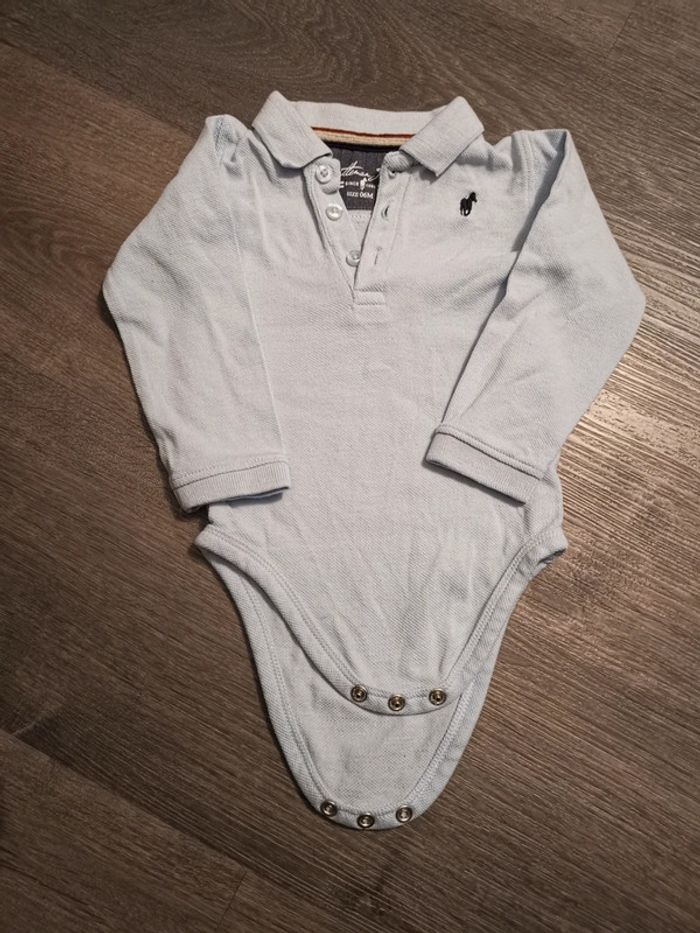 Body bleu ciel 6 mois