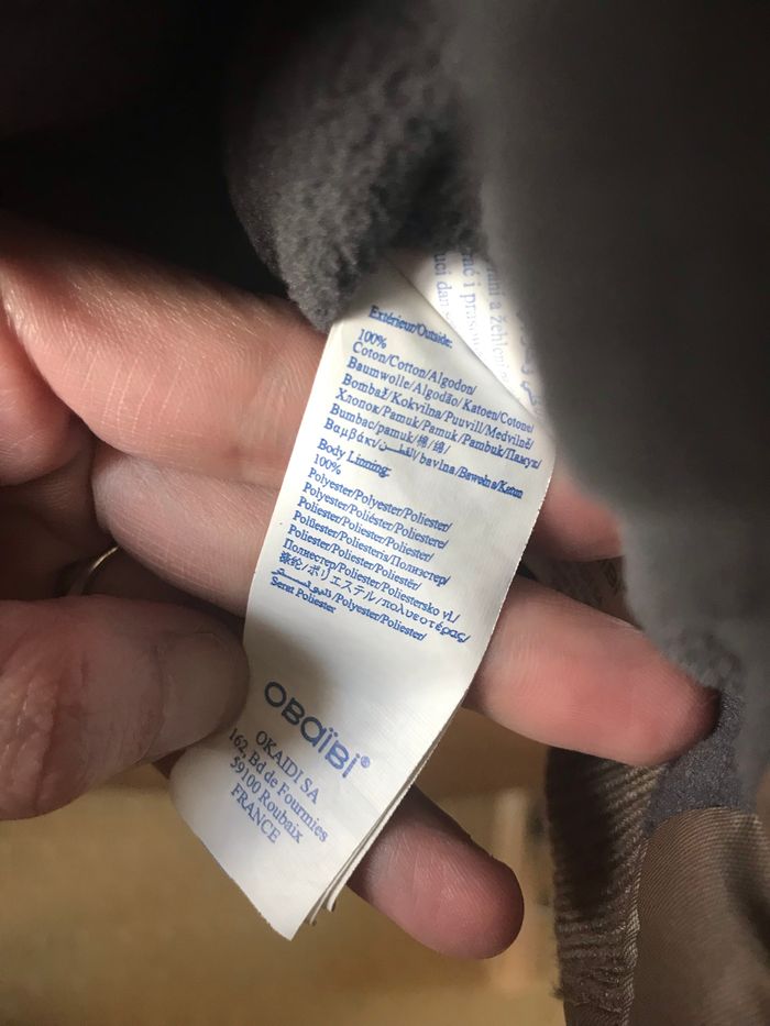 Blouson chaud avec capuche amovible Obaibi 3 mois - photo numéro 7