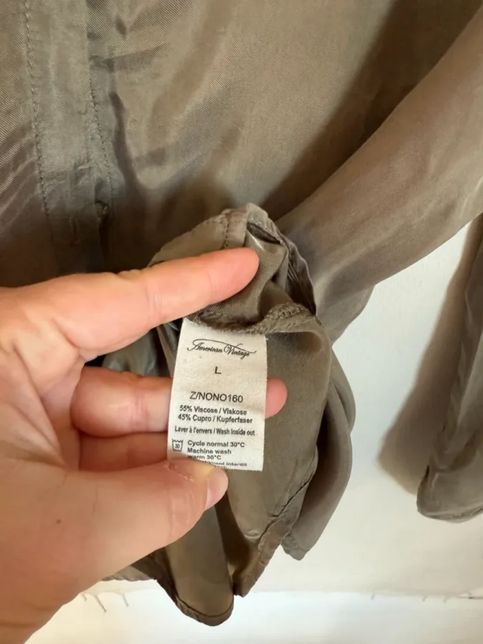 Chemise kaki AMV - photo numéro 6