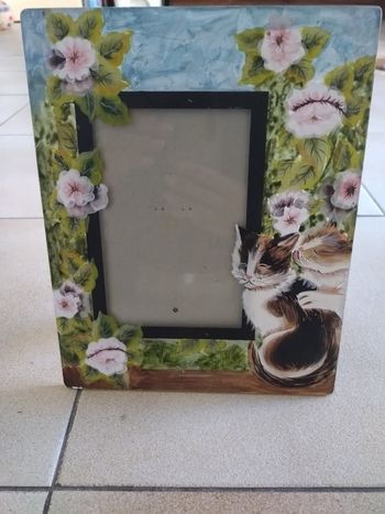 Cadre photo en verre 