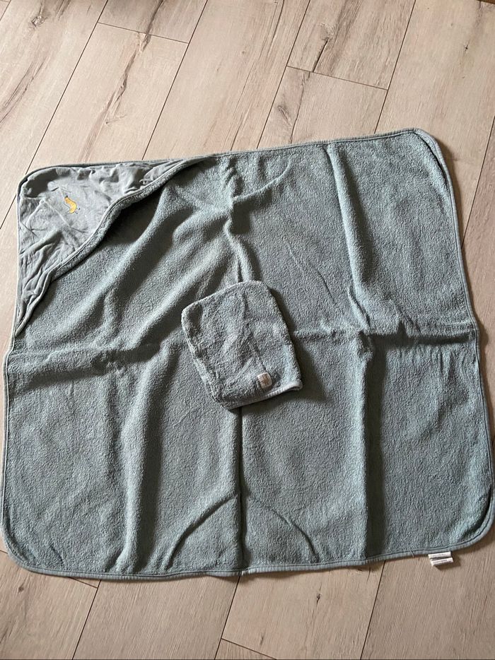 Sortie de bain avec gant