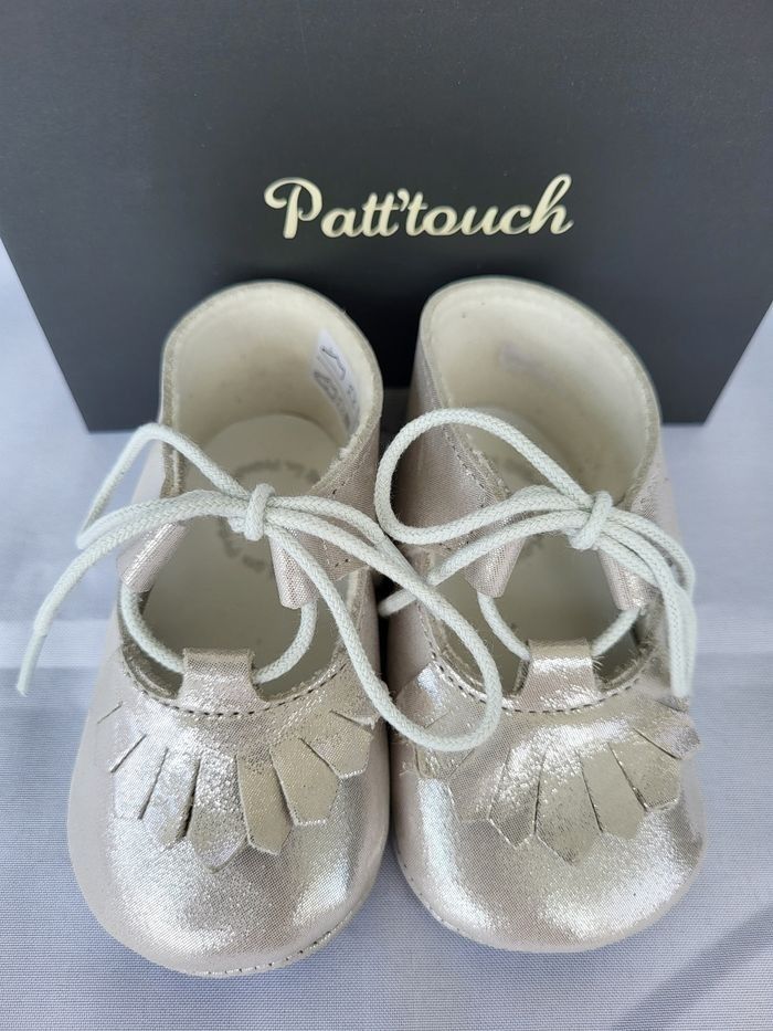 Chaussures charles IX bébé en cuir irisé Point 20 Made in 🇨🇵